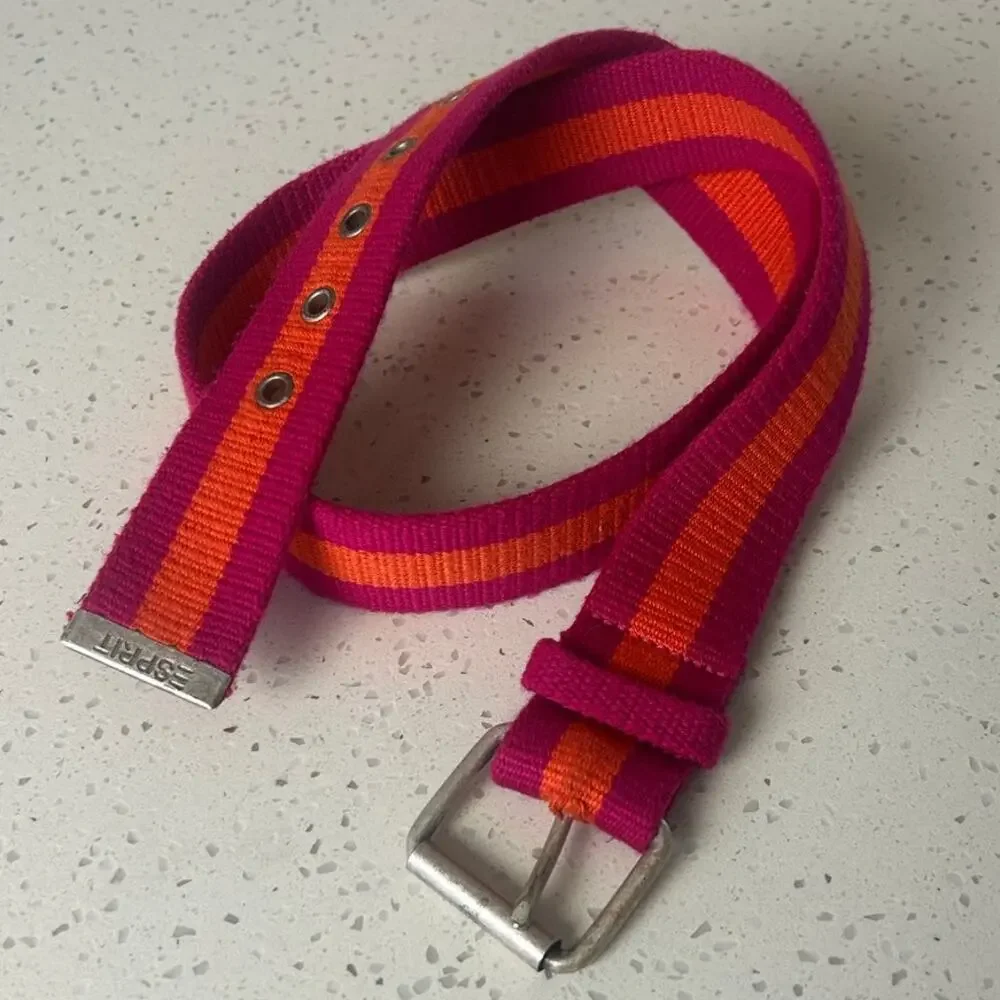 Espirt Pink Orange Vintage Belt